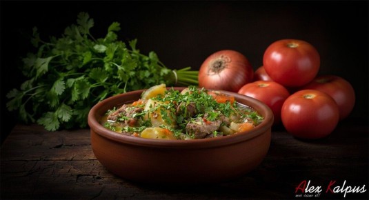 Нежная грузинская буглама из баранины: томление, которое греет