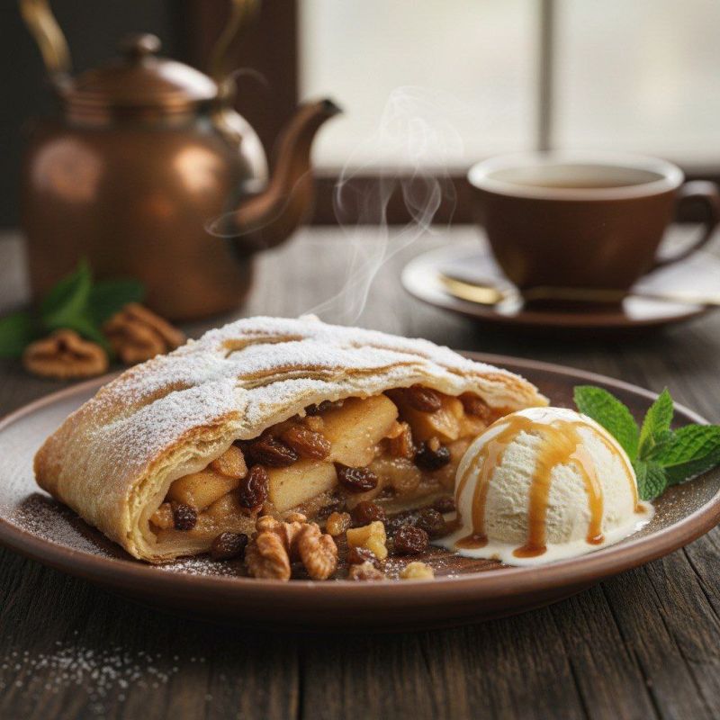 Штрудель с фруктовой начинкой: как приготовить идеальный десерт