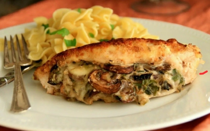 Сытные свиные кармашки: сочетание мяса и грибов в вашем рационе