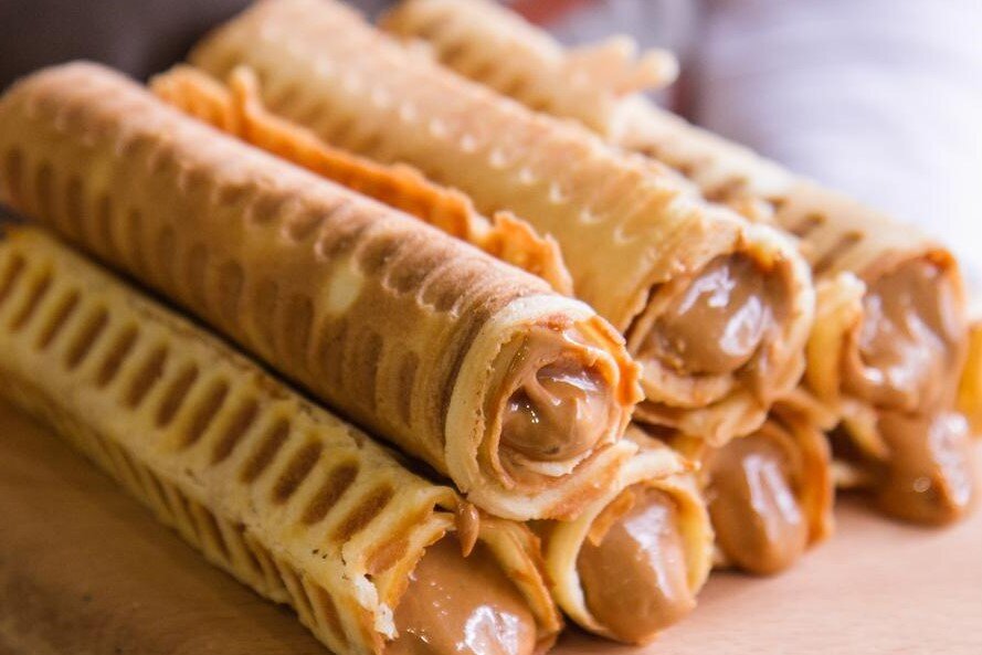 Вафли в советской электровафельнице