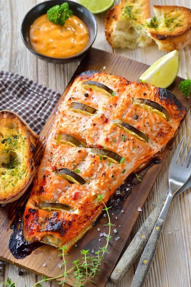 Запечённый лосось с лаймом: идеальный рецепт для любого стола