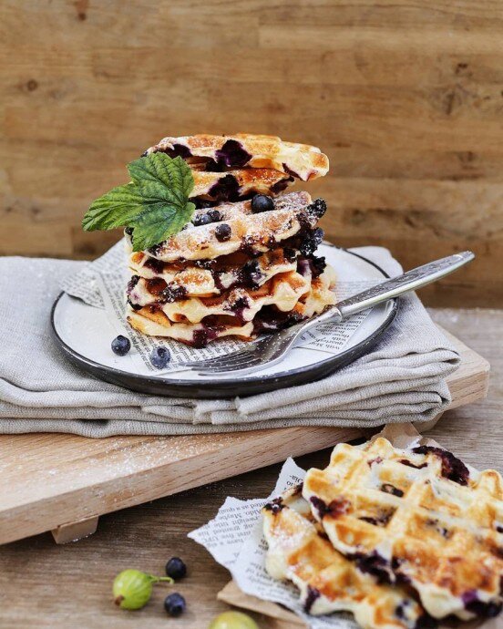 Вафли с творогом и ягодами: легкий рецепт для гурманов