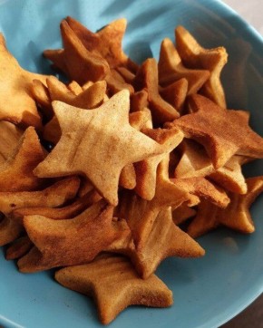 Вкусное банановое печенье с корицей