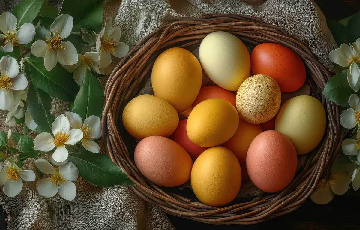 Пасхальные яйца в новом свете: создайте шедевры с натуральными красителями