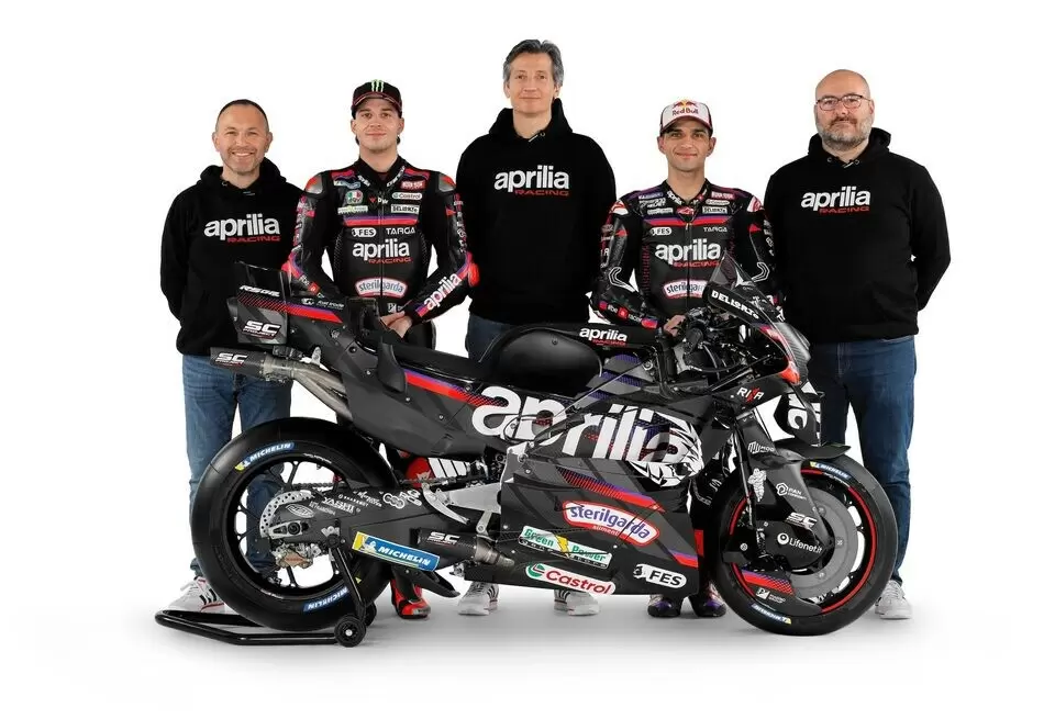 Aprilia Racing представила новый мотоцикл для сезона MotoGP 2026