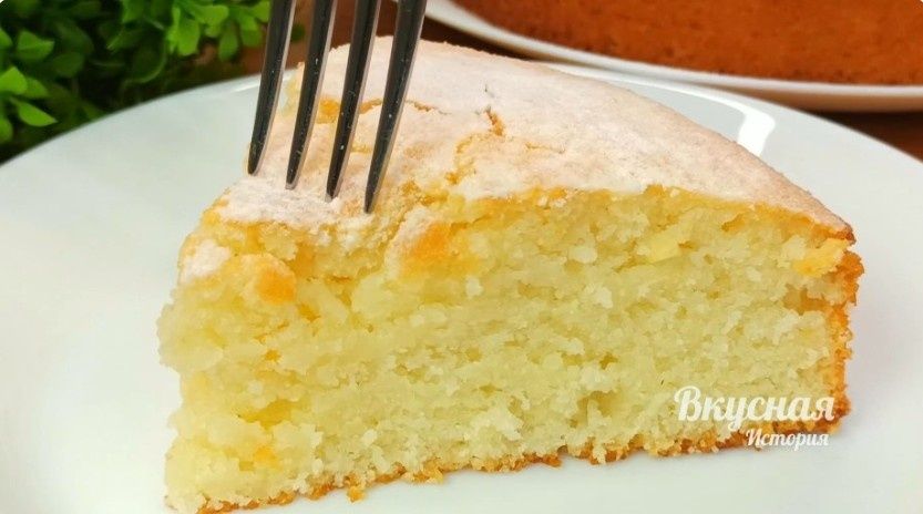 Простой и вкусный пирог без яиц: с кефиром в духовке