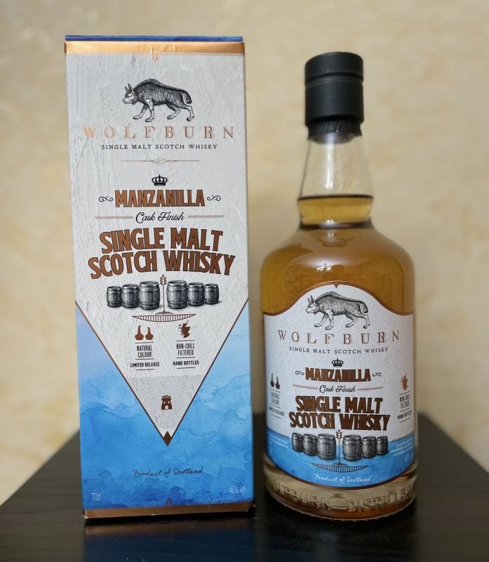 Необычный финал: виски Wolfburn в бочках мансанийа привлекает внимание